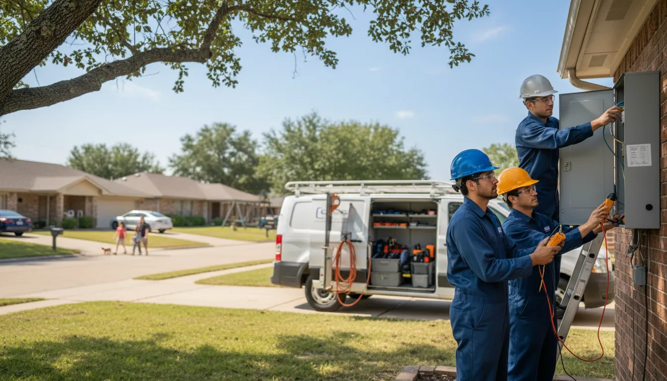 Certified electrician providing emergency electrical services in Plainville, CT